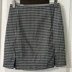 Target Black and White Checkered Mini Skirt